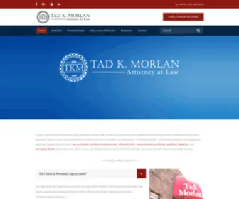 Tadmorlan.com(Personal Injury & Traffic Violations Attorney) Screenshot