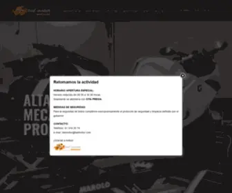 Tadmotor.com(Taller motos Madrid) Screenshot