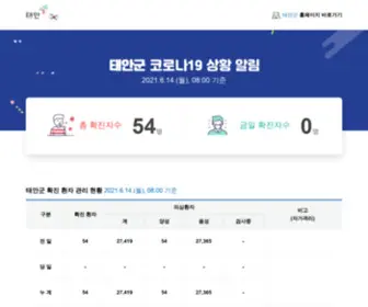 Taean.go.kr(문서가) Screenshot