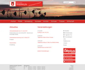Taegerwilen.ch(Gemeinde Tägerwilen) Screenshot