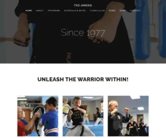 Taekwondo-Ameris.com(Tkd-ameris) Screenshot