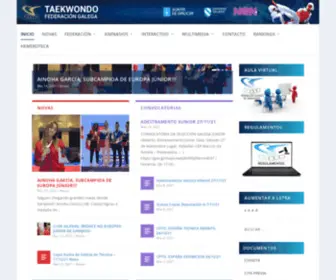 Taekwondogalego.com(Federación Galega de Taekwondo) Screenshot