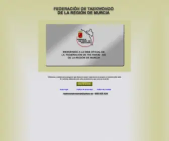 Taekwondomurcia.com(FEDERACION TAE KWON) Screenshot