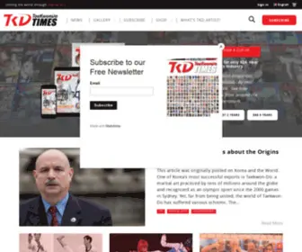 Taekwondotimes.com(TaeKwonDo Times) Screenshot