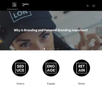 Taelon.co.uk(Full Stack Marketer. Taelon brings experience of start ups and established brands) Screenshot