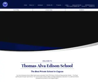 Taespr.org(Thomas Alva Edison School) Screenshot
