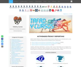 Tafadycursos.com(TAFAD y Cursos) Screenshot