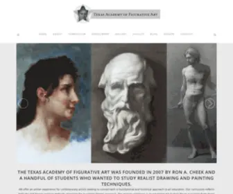 Tafastudio.org(Texas Academy of Figurative Art) Screenshot