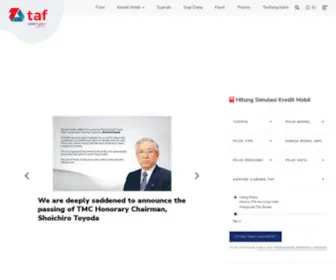 Taf.co.id(Toyota Astra Financial Services (TAF)) Screenshot