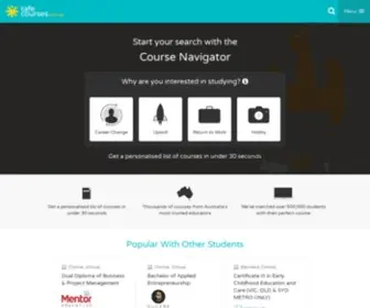 Tafecourses.com.au(Compare courses from Australia's leading TAFEs and Colleges) Screenshot