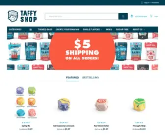 Taffyshop.com(Taffy Shop Saltwater Taffy) Screenshot