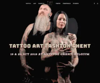 Tafghent.com(Tattoo, Art and Fashion Ghent) Screenshot