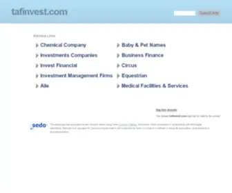 Tafinvest.com(We Make Good Business great) Screenshot