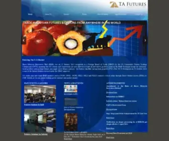 Tafutures.com.my(TA Futures Sdn Bhd) Screenshot