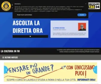 Tag24.it(Il quotidiano online della Università Niccolò Cusano) Screenshot