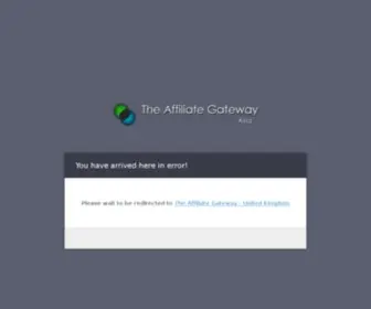 Tagadmin.asia(The Affiliate Gateway) Screenshot