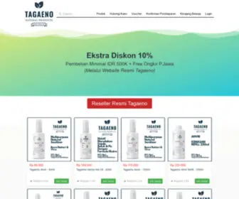 Tagaeno.com(Official Online Store) Screenshot