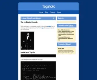 Tagaholic.me(Gabriel Horner) Screenshot