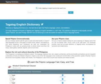 Tagalog-Dictionary.com(Tagalog Dictionary) Screenshot