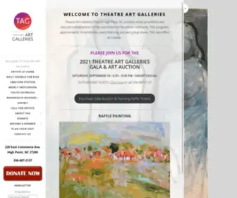 Tagart.org(Theatre Art Galleries of High Point) Screenshot