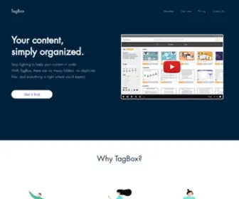 Tagbox.io(Organize Your Files) Screenshot