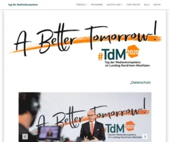 Tagdermedienkompetenz.de(Tag der Medienkompetenz) Screenshot