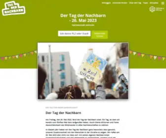 Tagdernachbarn.de(Tag der Nachbarn) Screenshot