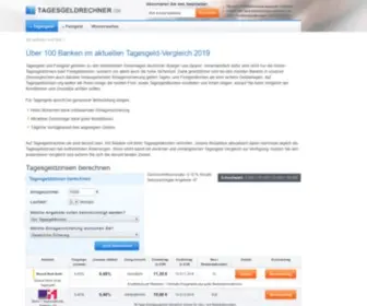 Tagesgeldrechner.de(Über) Screenshot