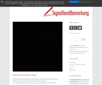 Tagesrandbemerkung.at(Die TagesRandBemerkung) Screenshot