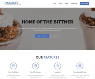 Taggartsicecream.com(Home of the Bittner) Screenshot