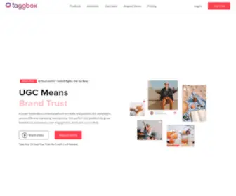 Taggbox.com(Best UGC Platform to Drive Engagements and Conversions) Screenshot