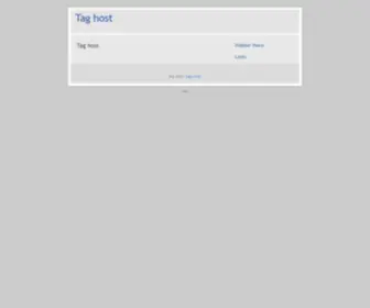 Taghost.net(Tag host) Screenshot
