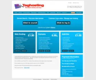 Taghosting.co.uk(Bot Verification) Screenshot