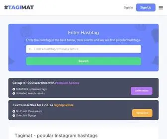 Tagimat.com(Instagram Hashtag Generator) Screenshot