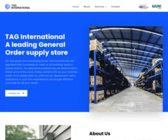 Taginternational.co(Leading General Order Supply Store in Pakistan) Screenshot