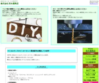 Tagiya.co.jp(ケミカルウッド) Screenshot