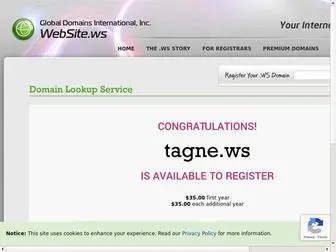 Tagne.ws(Your Internet Address For Life) Screenshot