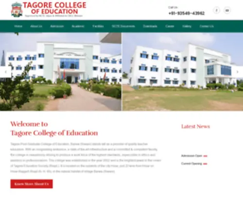 Tagorecoe.com(Tagore College of Education) Screenshot