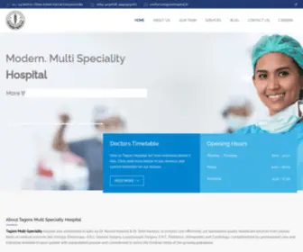 Tagorehospital.in(Tagore Multi Speciality Hospital) Screenshot