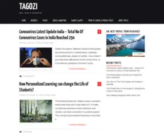 Tagozi.com(News, Trends & Information) Screenshot