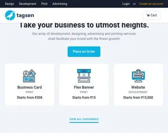 Tagsen.com(Online Print) Screenshot