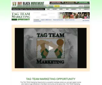 Tagteammarketing.com(Black Business Network) Screenshot