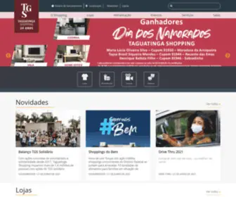 Taguatingashopping.com.br(Taguatinga Shopping) Screenshot