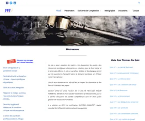 Tagumjoel.com(Le coin du droit Africain) Screenshot