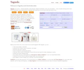 TagXedo.com(Tagxedo turns words) Screenshot