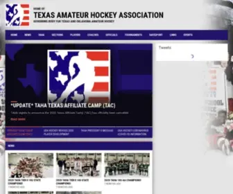 Tahahockey.org(TAHA Hockey) Screenshot