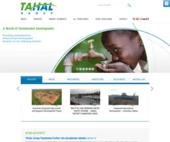 Tahal.com(TAHAL Group) Screenshot