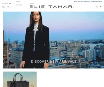 Tahari.com(Elie tahari) Screenshot