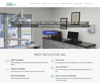 Taherfamilydental.com(Taher Family Dental) Screenshot