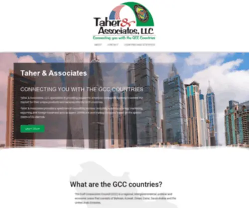 Tahergcc.com(Taher & Associates) Screenshot